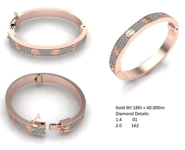 Bulk Quantity Supplier of Top Selling Trendy Style Diamond Bracelets From India