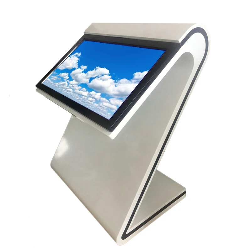 Table Stand Digital Signage 43 inch Touch Screen Android Information Kiosk