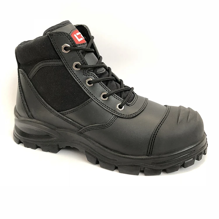 Comfortable Industrial Work Time Safety Shoes Industries Manufacturers Men Leather Safety Shoes For Workers