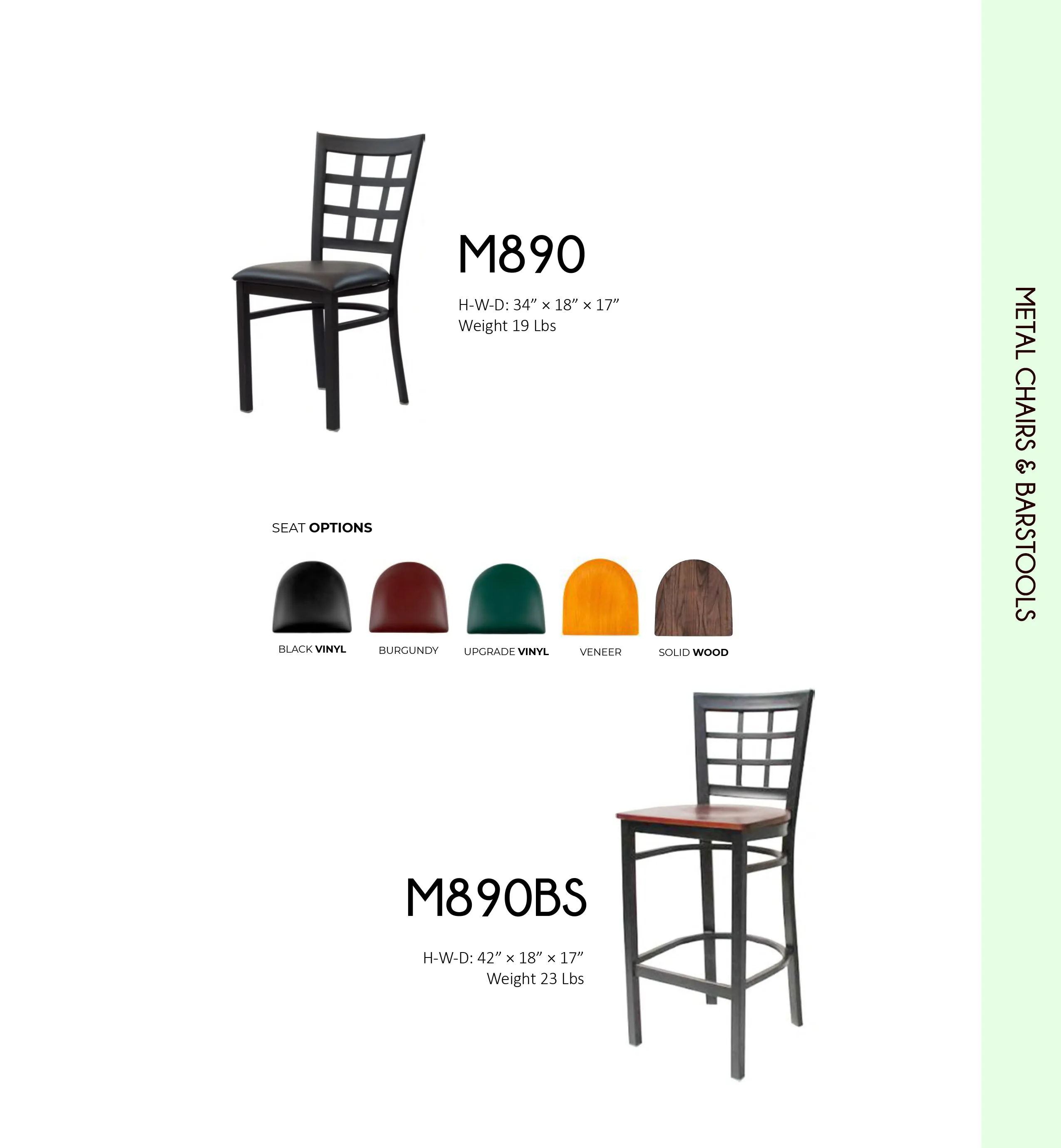  Mkld черный металл ресторанный стул окна обратно в помещении с порошковым покрытием Heavy Duty боковой металлической