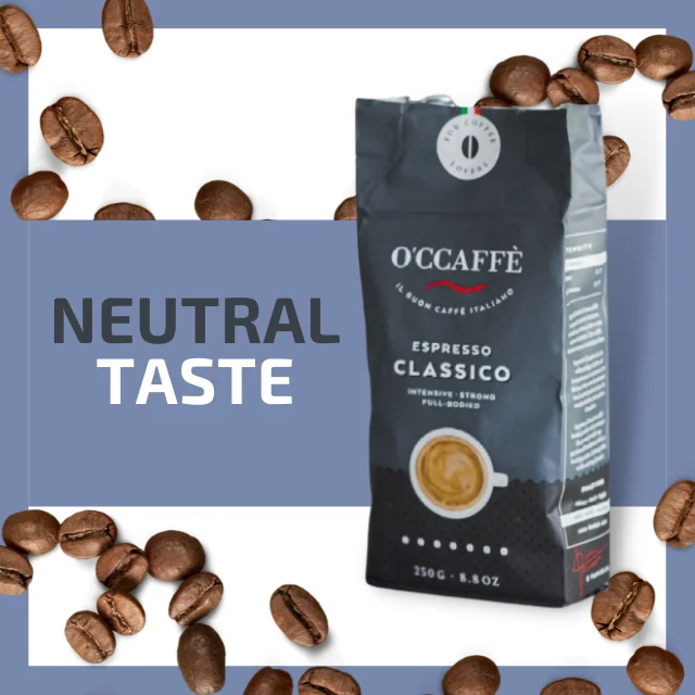 Top Italian Quality Occaffe 70% Robusta And 30% Arabica Strong Espresso Ground Coffee For Home