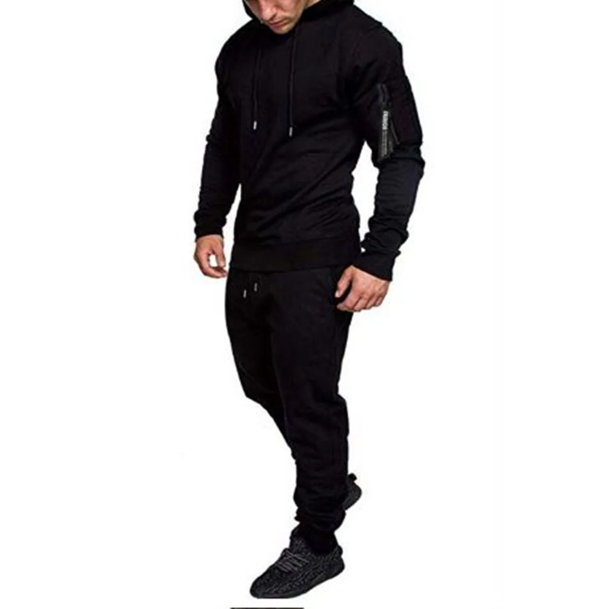 Newest Custom Sportswear Long Sleeve Tracksuit Gym Training Wear Joggers Sweat suit For Men Set For Men Tracksuit wholesale