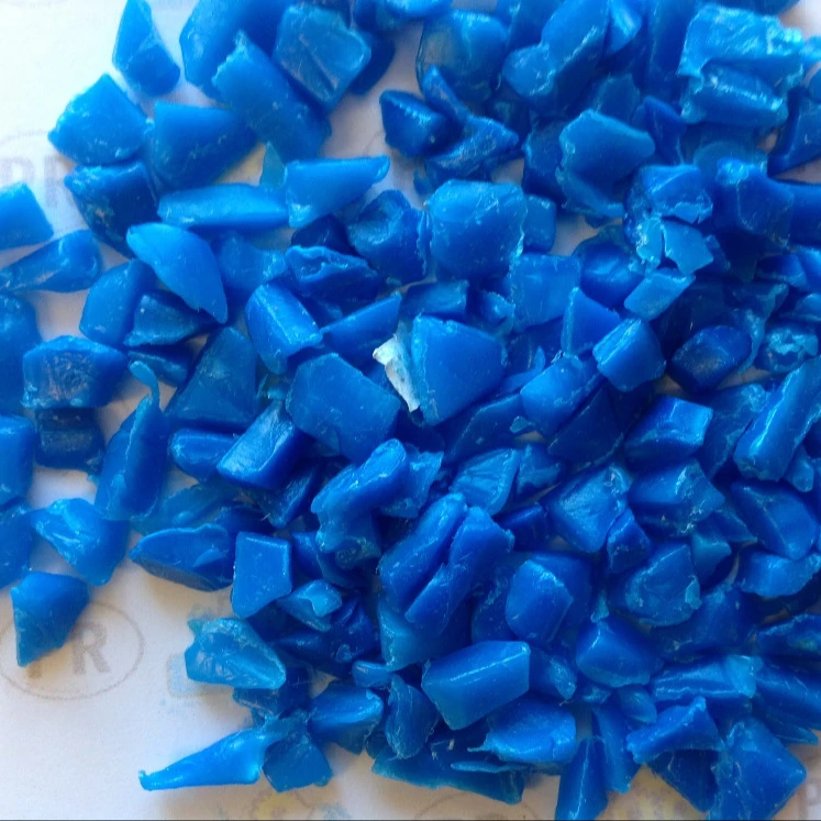 HDPE барабанная переточка/HDPE голубые барабанные хлопья/HDPE барабанная лома