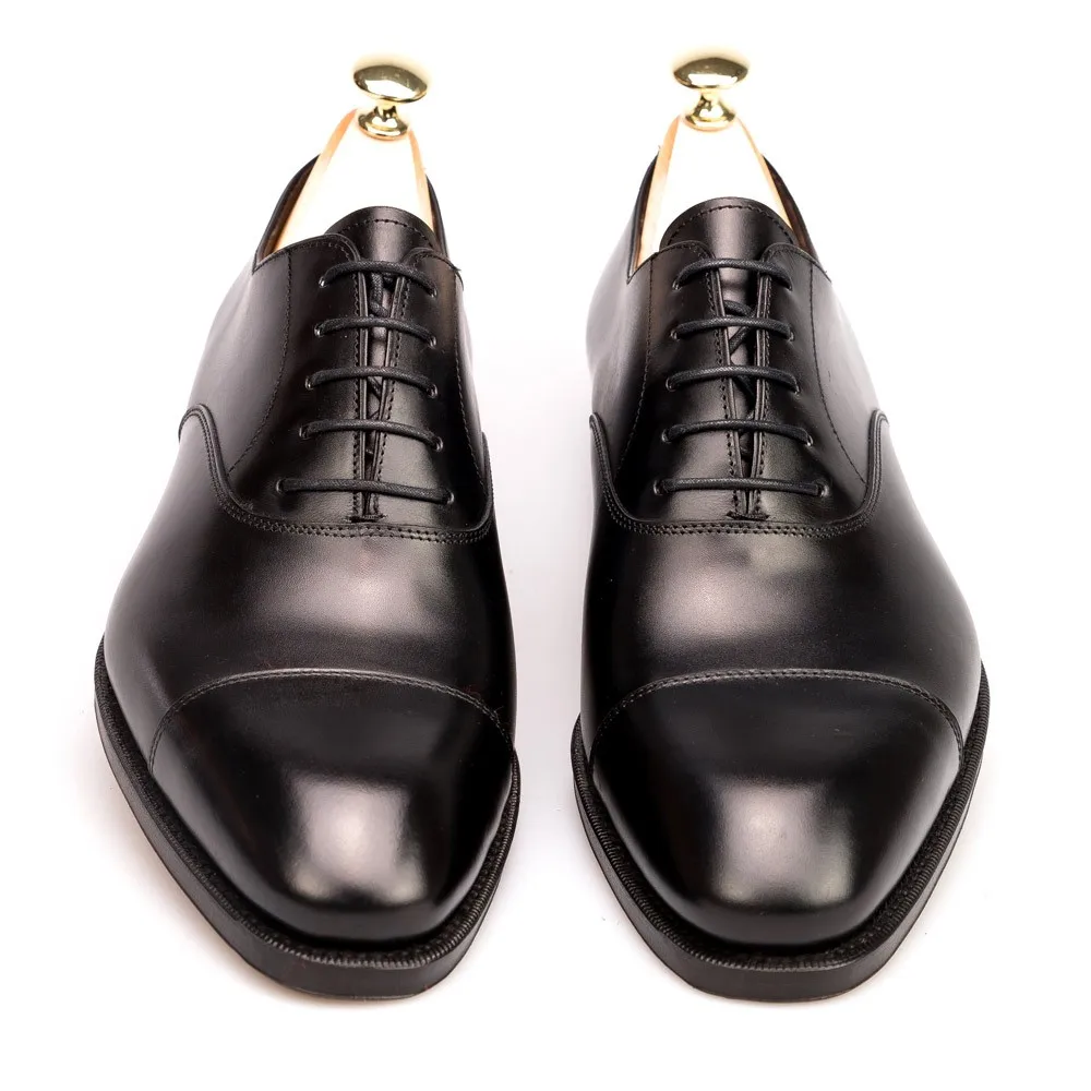Toe Oxford Shoes, Men Genuine Leather Hand Made Top Quality Shoes, Classy Genuine Leather Shoes