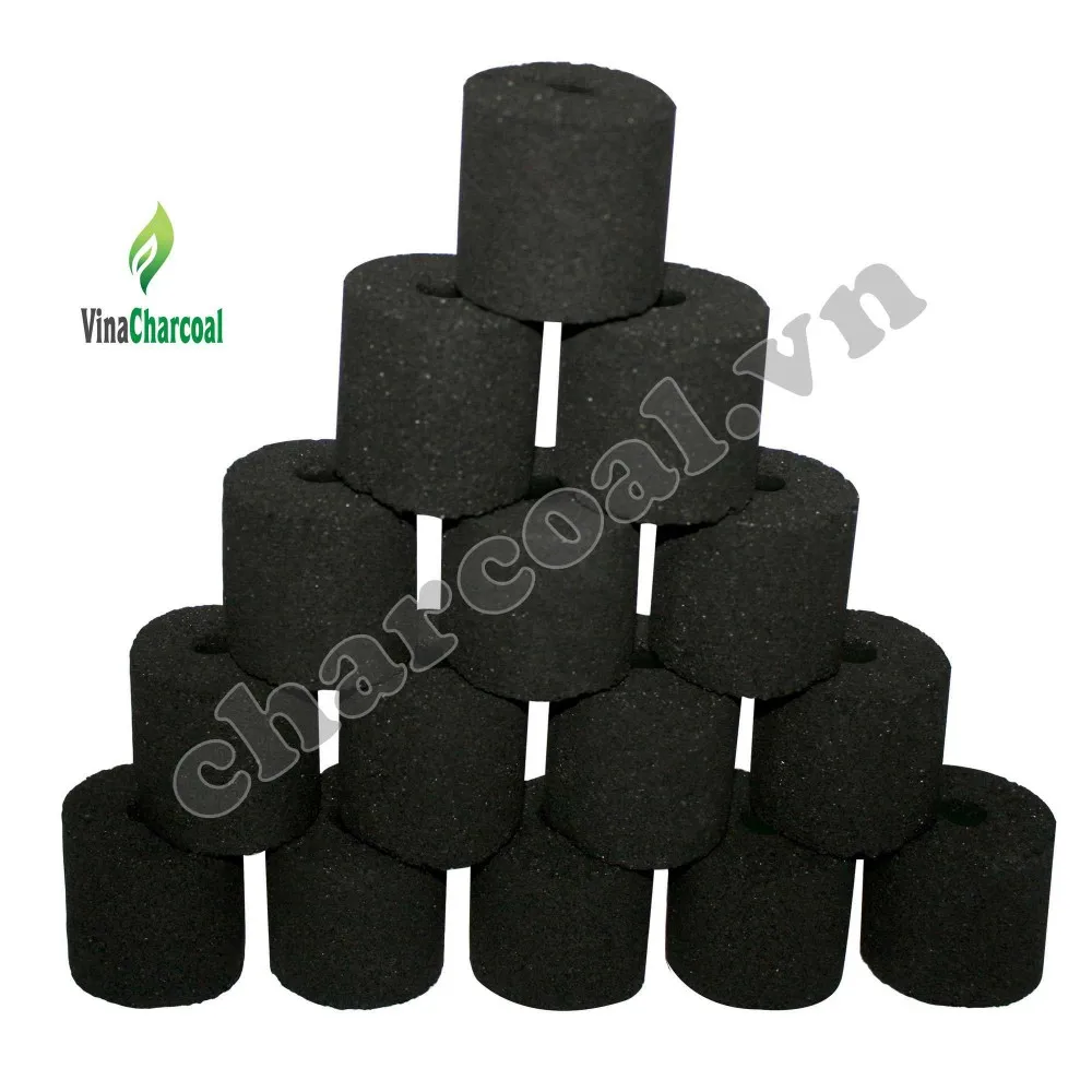 Grilling Coconut Coal Briquette Hexagon Shape for Pork Grill
