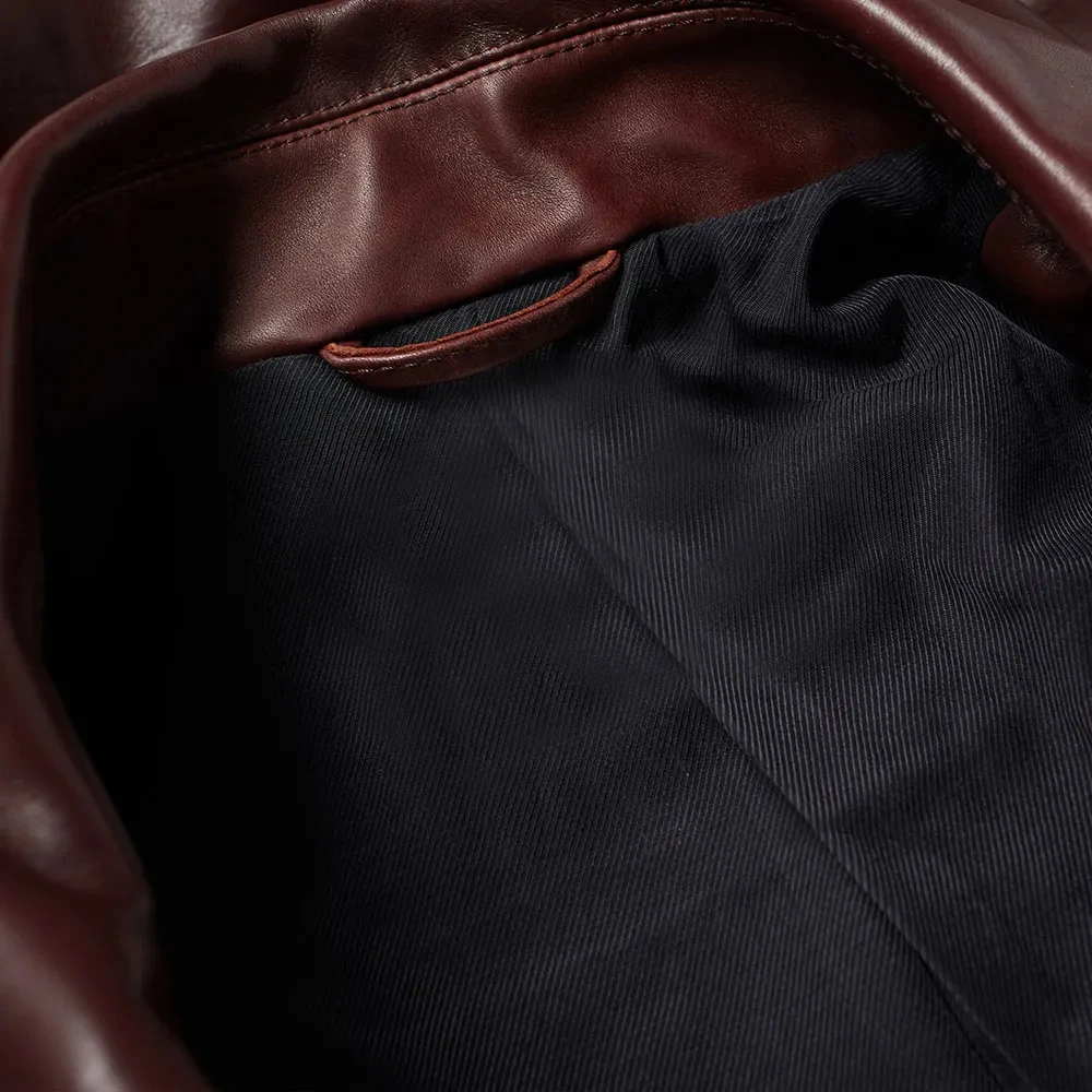 Мужская мотоциклетная куртка из искусственной кожи Классическая Повседневная куртка-бомбер на молнии с воротником-стойкой мужские куртки черного коричневого и кофейного цвета