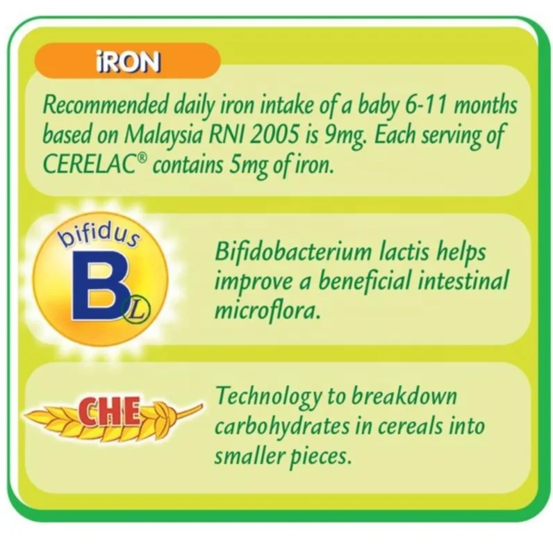 Cerelac Cereal Wheat & Honey 500gram Halal Infant Cereal