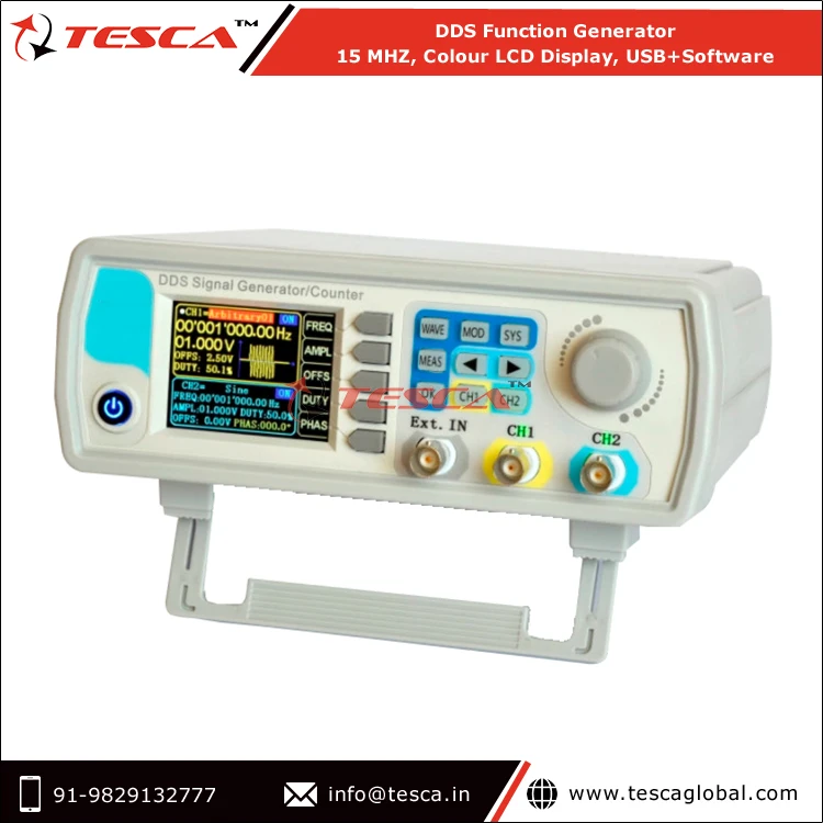 2.4 Inch TFT Color LCD display 15 MHz Frequency Range USB to Serial Interface DDS Function Generator Manufacturer