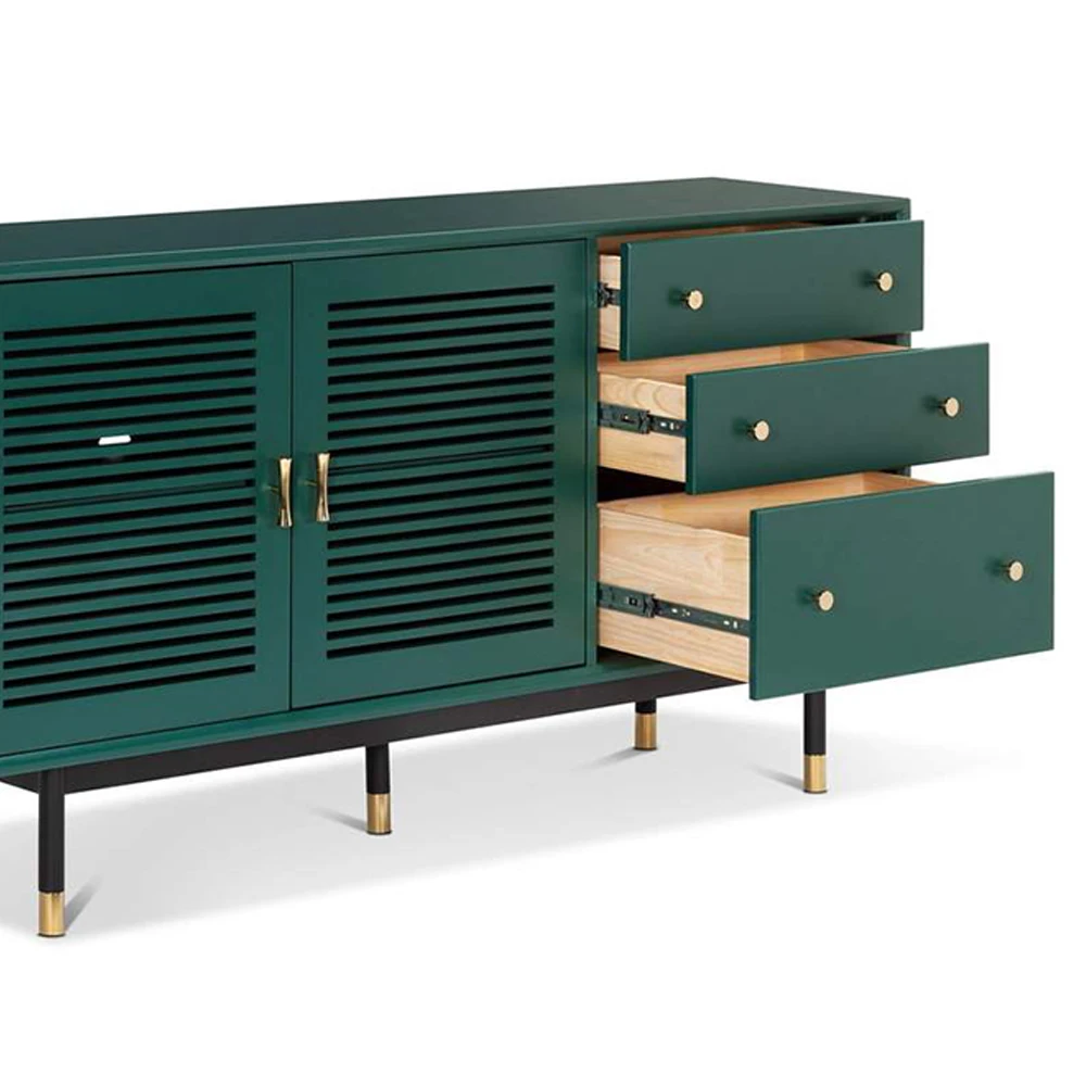 TV Stand  Wood Modern Entertainment Center Adjustable Storage Cabinet Media Co in Vietnam 2022