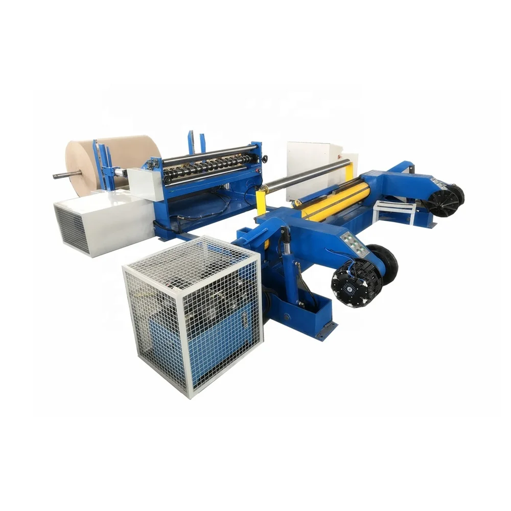 Economical bobbin paper slitting rewinding machine