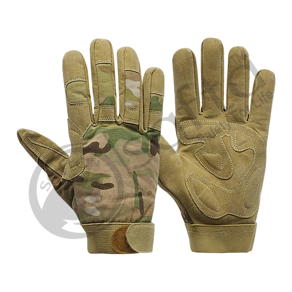 Tactical Camo Gloves For Outdoor Tactical Sports Climbing Hiking Trekking Paintball Air soft Guantes