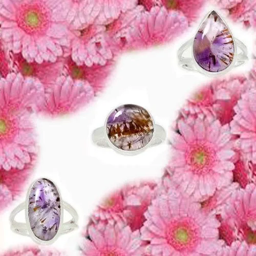 Индийская Горячая продажа caoxenite Серебряная зубчатая Установка кольцо ювелирные изделия по разумной цене