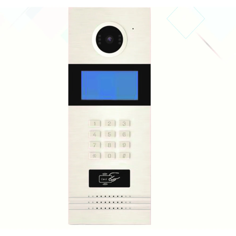 
Intelligent intercom, multi-unit apartment phone intercom system audio door phone intercom 