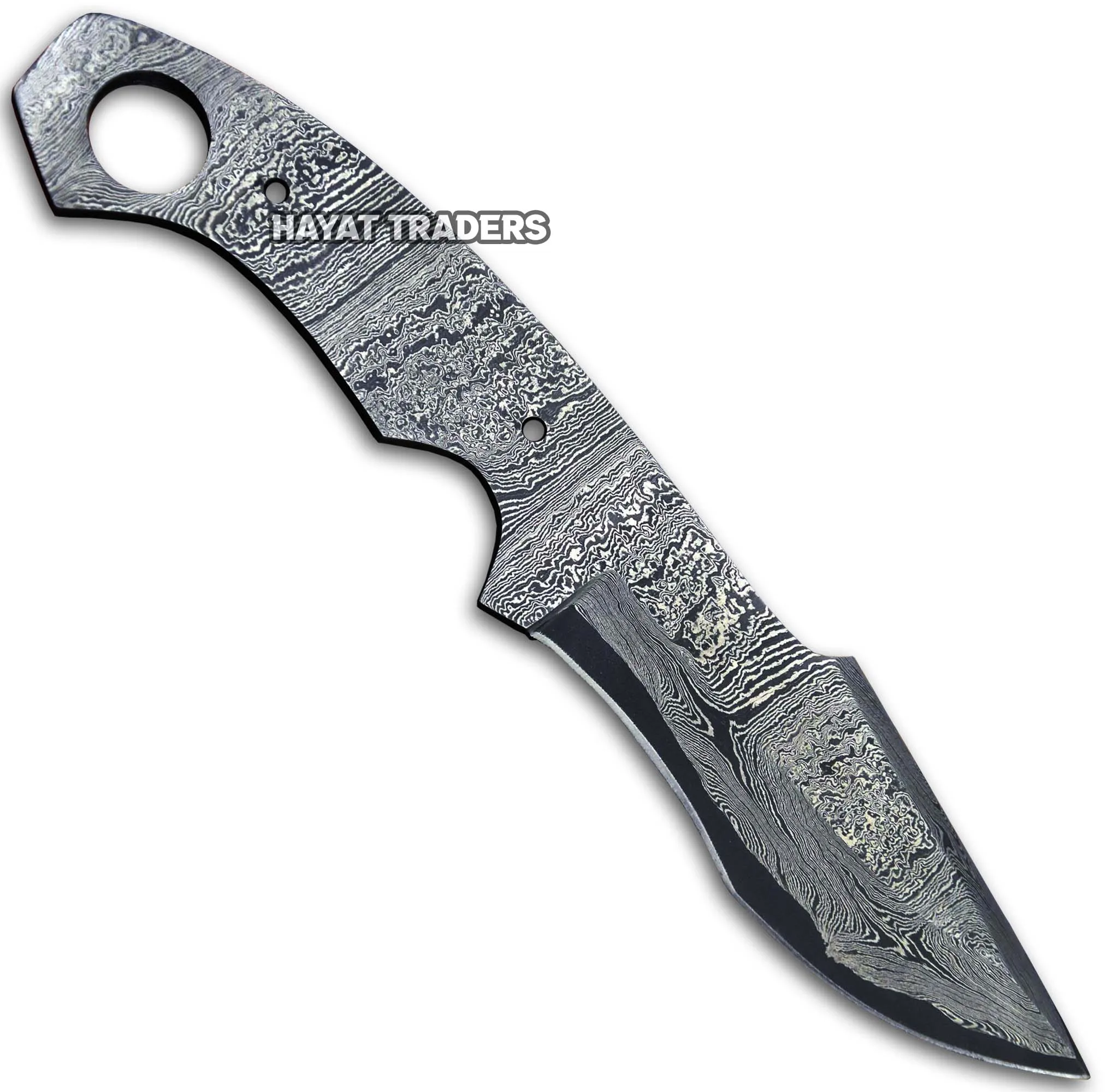  Охотничий нож из дамасской стали OAL San Mai 9 1 дюйма без лезвия Ручная ковка поставка ножей ручная работа