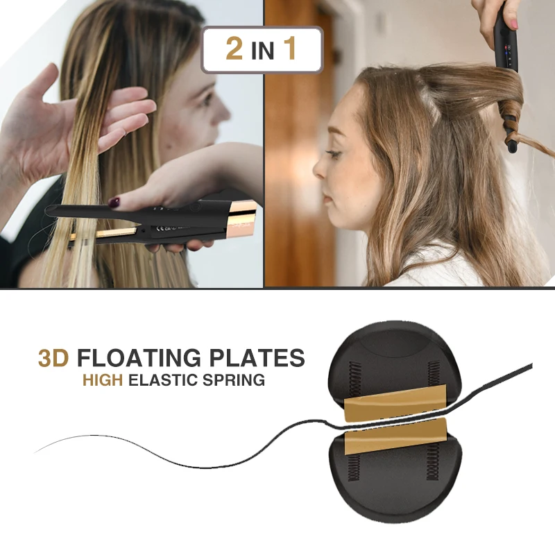 Тонкая пластина Мини Путешествия для укладки волос Горячая продажа инструменты беспроводной USB перезаряжаемые беспроводные выпрямитель утюжок выпрямления