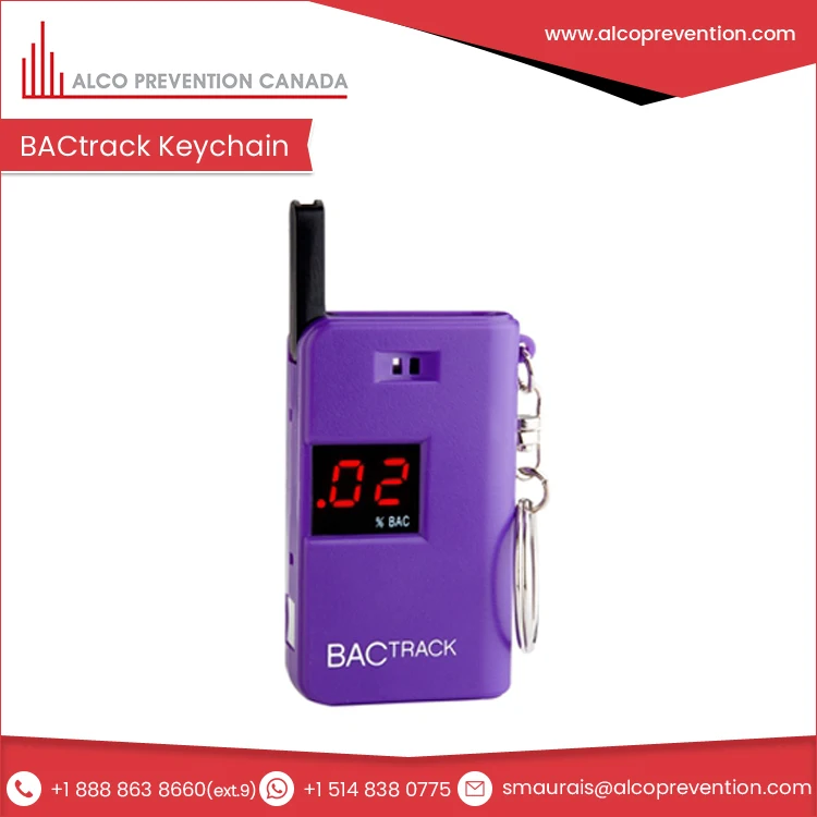 Leaders In Outstanding Reliability Small Size BAC Track Keychain Breathalyzer