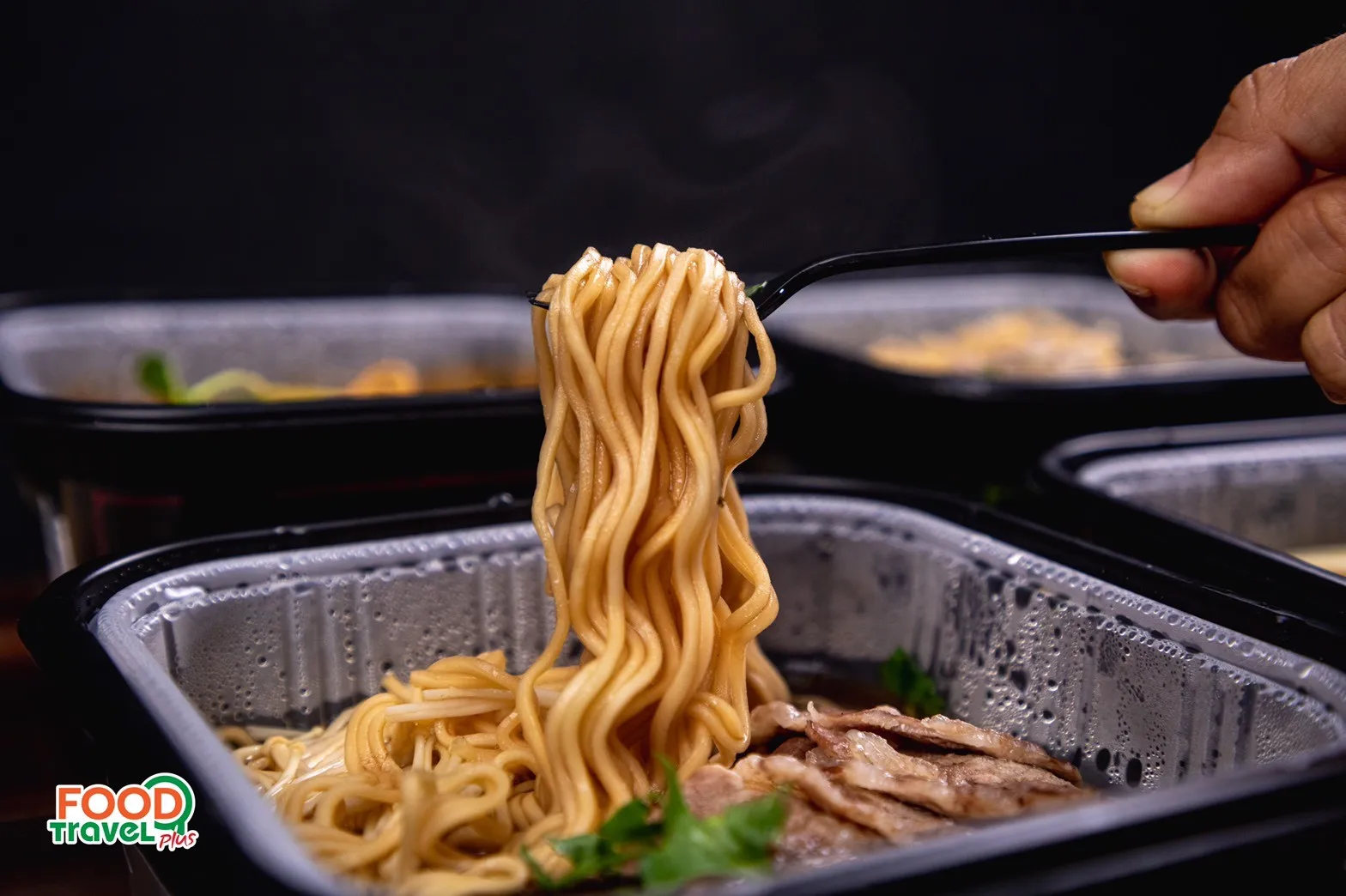 
Black Shabu Noodle hot cup Thai dish Brand With HACCP Certification instant noodle instant hot cup 