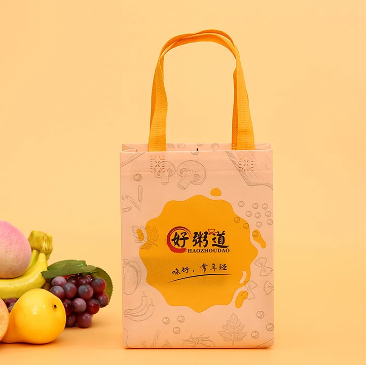 
eco friendly Customs Recycled Rpet Non Woven Bag Shopping pp non-woven fabric bag With Printing Logo tote bag 