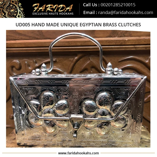 Handmade Unique Egyptian Evening Brass Clutches