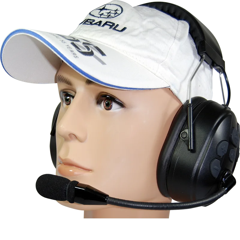 
Noise canceling Ear Muff headset for 2-way radio 