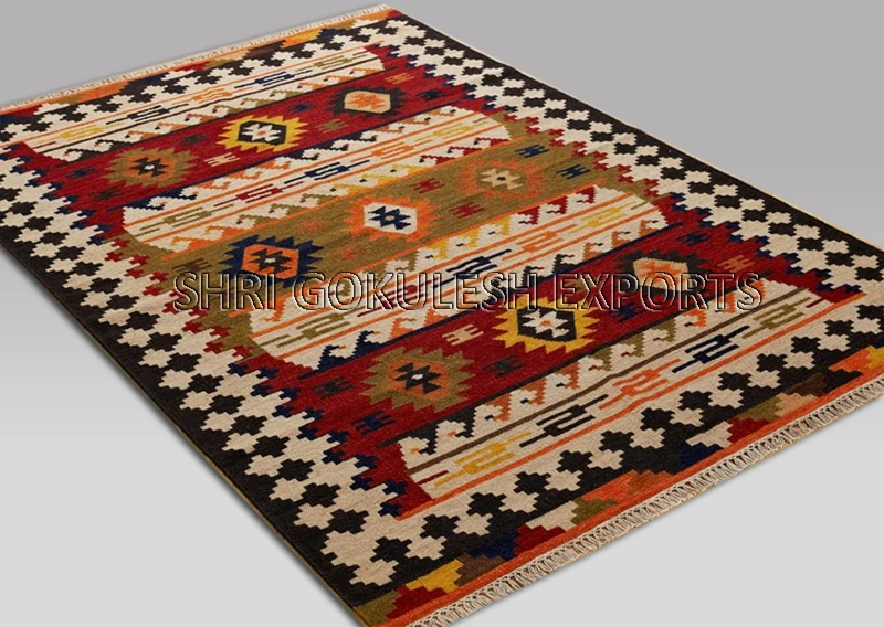 Wholesale High Quality Handmade Anti Slip Jute Kilim Designer Carpet For Floor House Decoration
