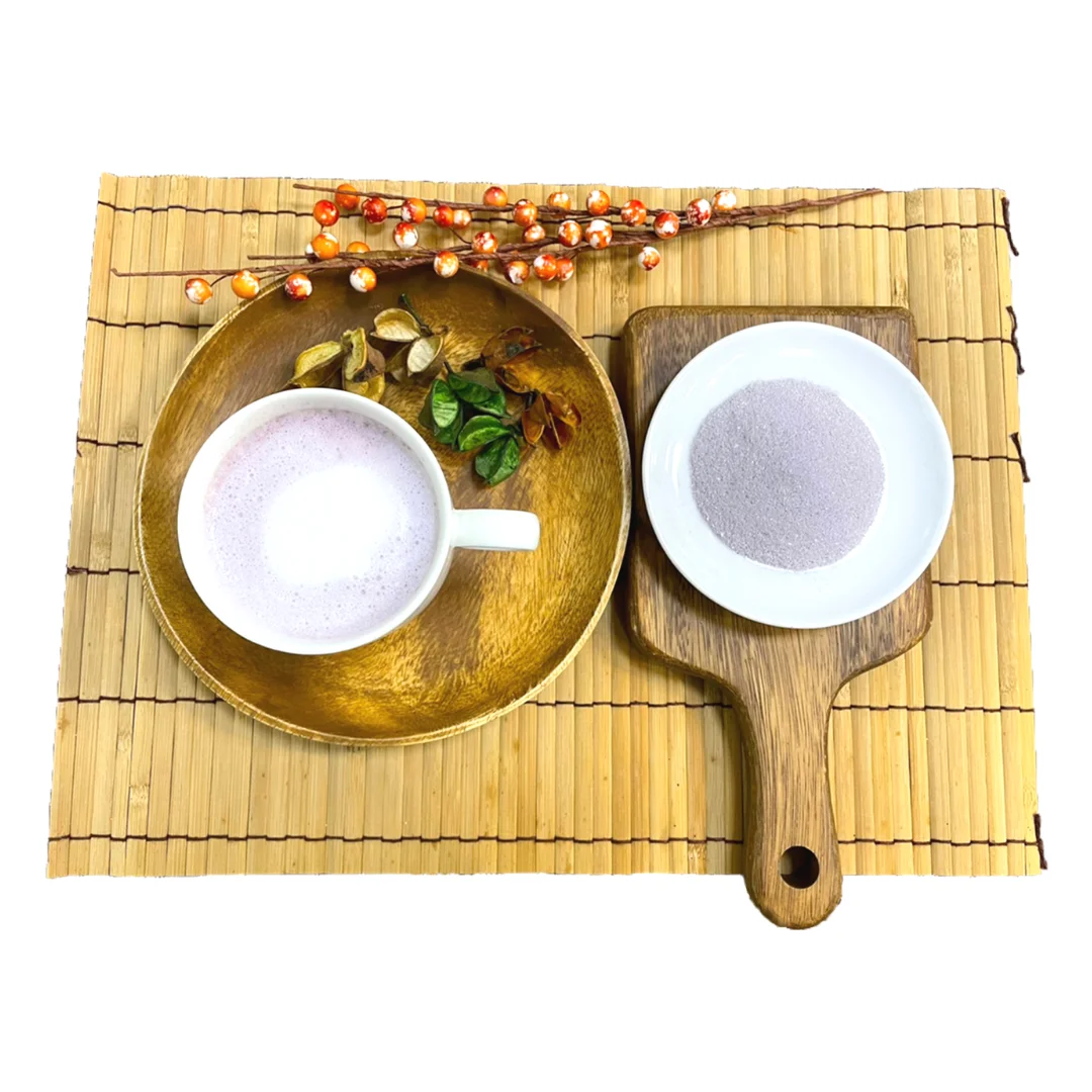 Готовый к отправке LMC тайваньский поставщик пузырчатого чая порошок с мгновенным ароматом Таро и добавлением молока