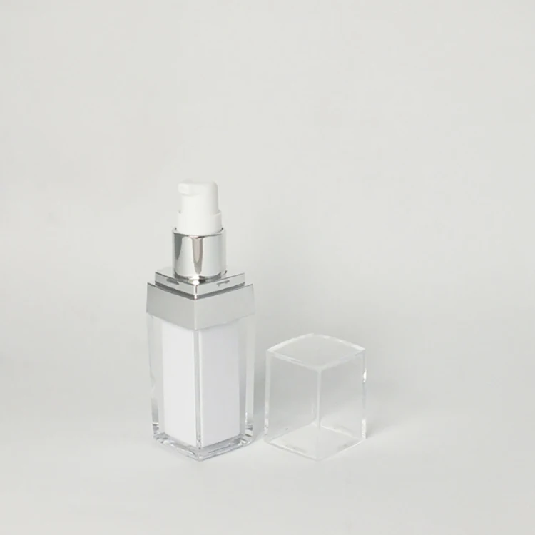  Двухслойная квадратная прямая акриловая Квадратная бутылка производства Тайвань