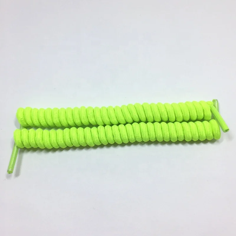 Kids shoes use funny no tie stretch curly laces manufacturer