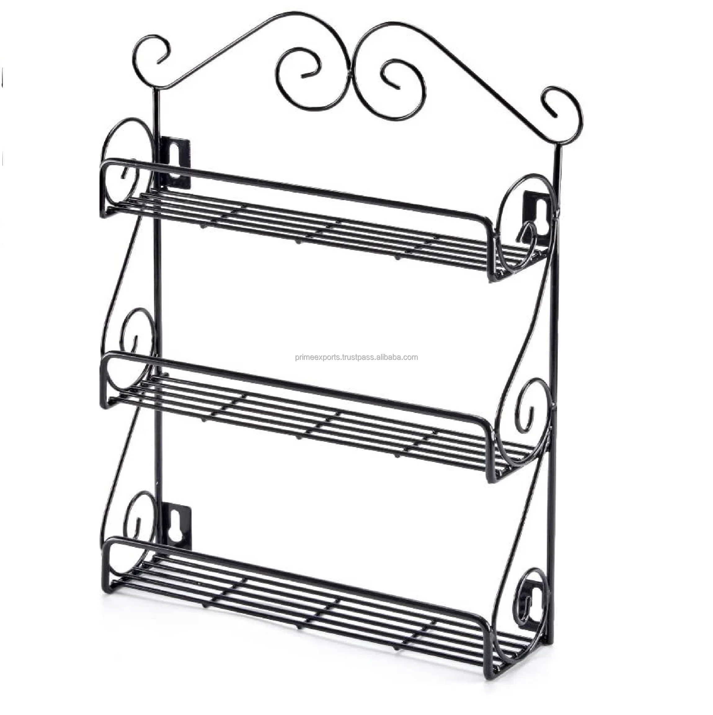 Top hot design modern metal corner shelf decorative rack for home hotels motels and restaurant kitchen storage shelf rack