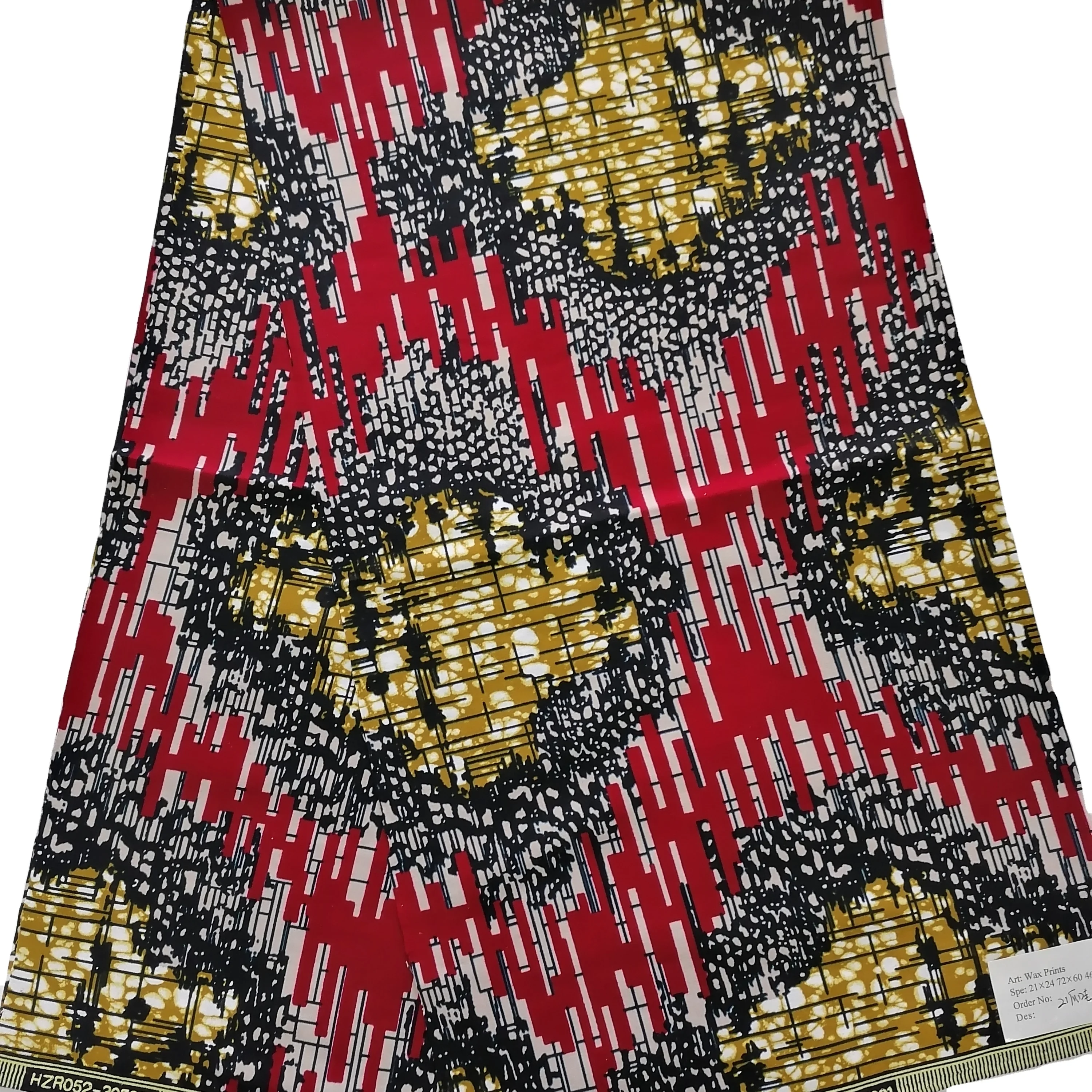 21S 100% Cotton java african fabrics printed fabrics african wax print for garment