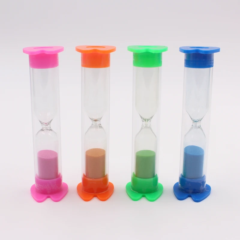 Manufacturer Wholesale 1 2 3 5 Mins Desktop Hourglass Custom Reverse Flowing Hourglass Sand Timer Tooth Brushing Sand Timers