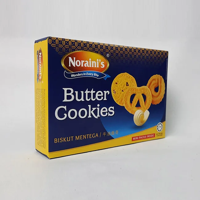 Delicious Malaysia Made Quality Halal Certified Sweet Butter Cookies For Breakfast Or Enjoy Anytime Served In Mini Packs