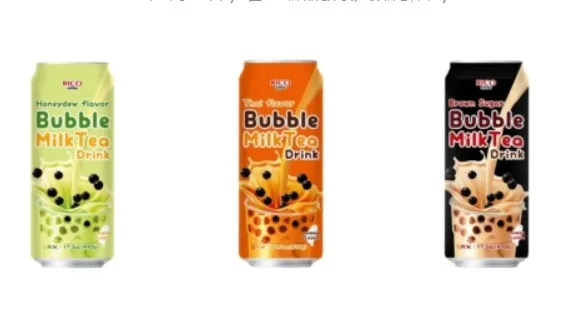 
Strawberry Boba Milk Tea drink can Ready to drink Boba in a can Instant Drink 300g Pearl Milk Tea 