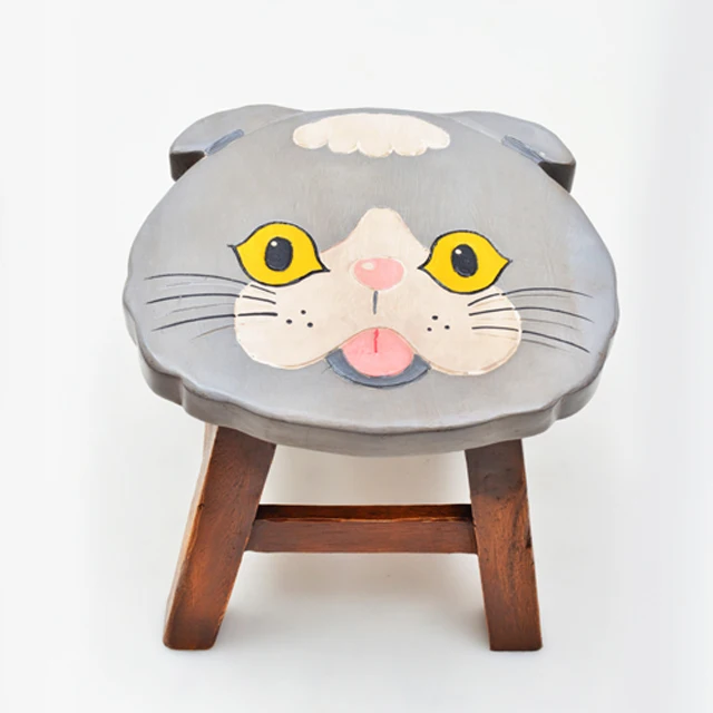 Качественный детский деревянный резная табуретка B215 242 Фетиш-складка