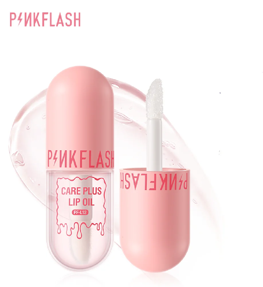 PINKFLASH восстанавливает питательное использование в качестве блеска для губ, уменьшает морщины, водонепроницаемое многофункциональное масло для губ