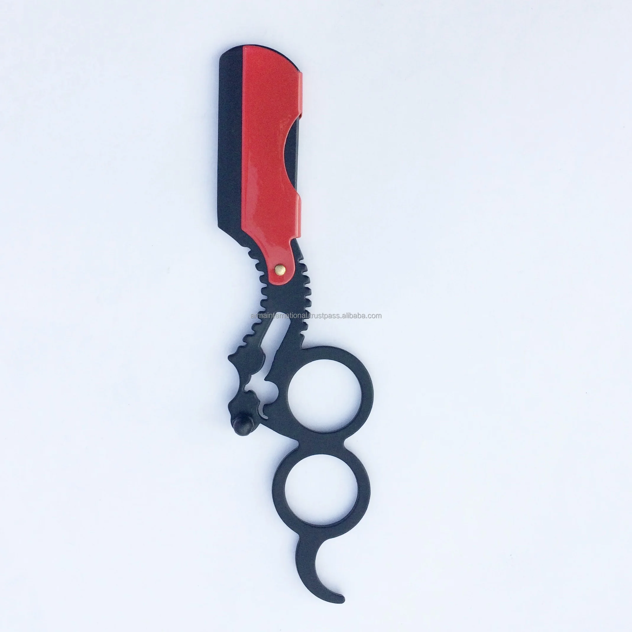 Professional Finger Barber Straight Shaving Razors In High Quality Steel Multi Color Finger Razors