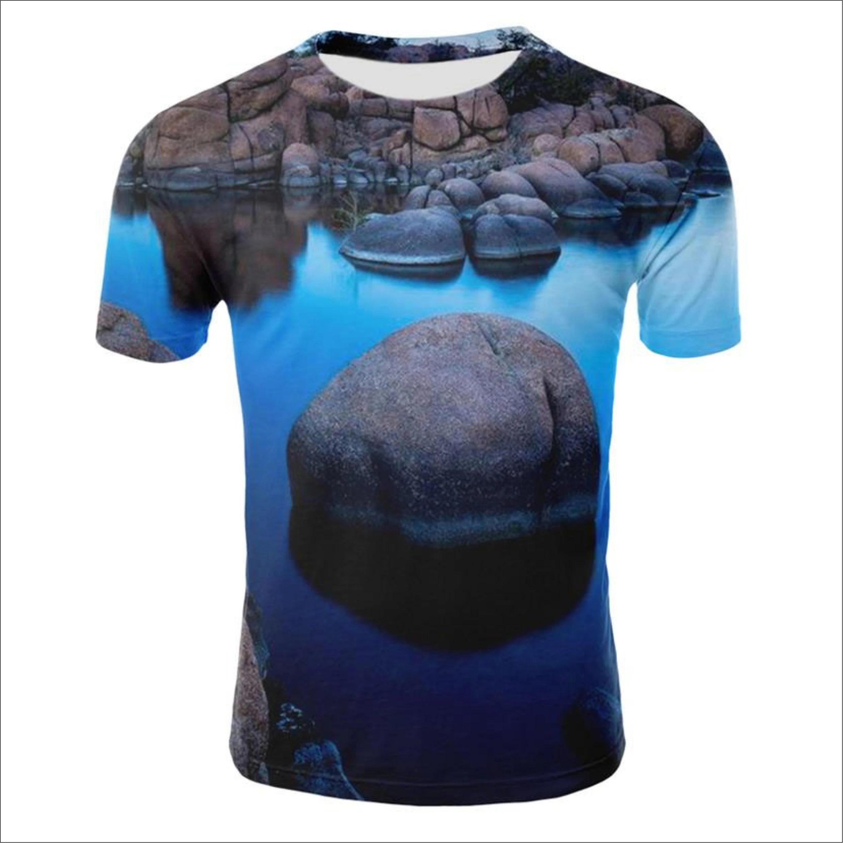 
Sublimation T Shirt 3d T-shirt Wholesale High Quality White Polyester Custom Pattern Logo Sublimation 