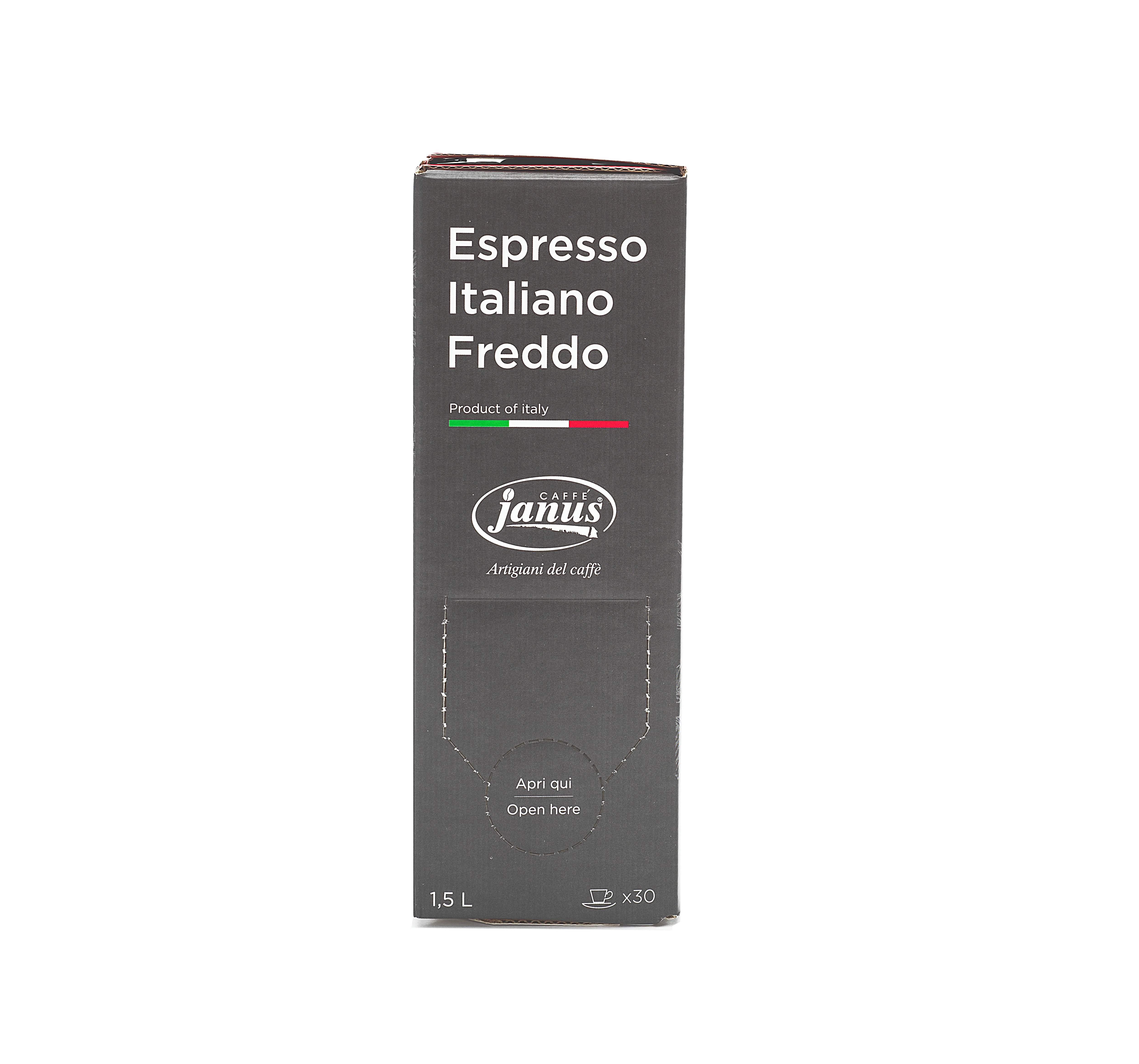 Cold Espresso ready to drink coffee 100% natural  withoutsugar 0 calories 70% Arabica 30% Robusta bag in box 1.5 L