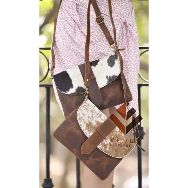 Hot Sale Trendy Luxury Genuine Leather Women Hand Bags For Wholesale Leather Sling Handbag