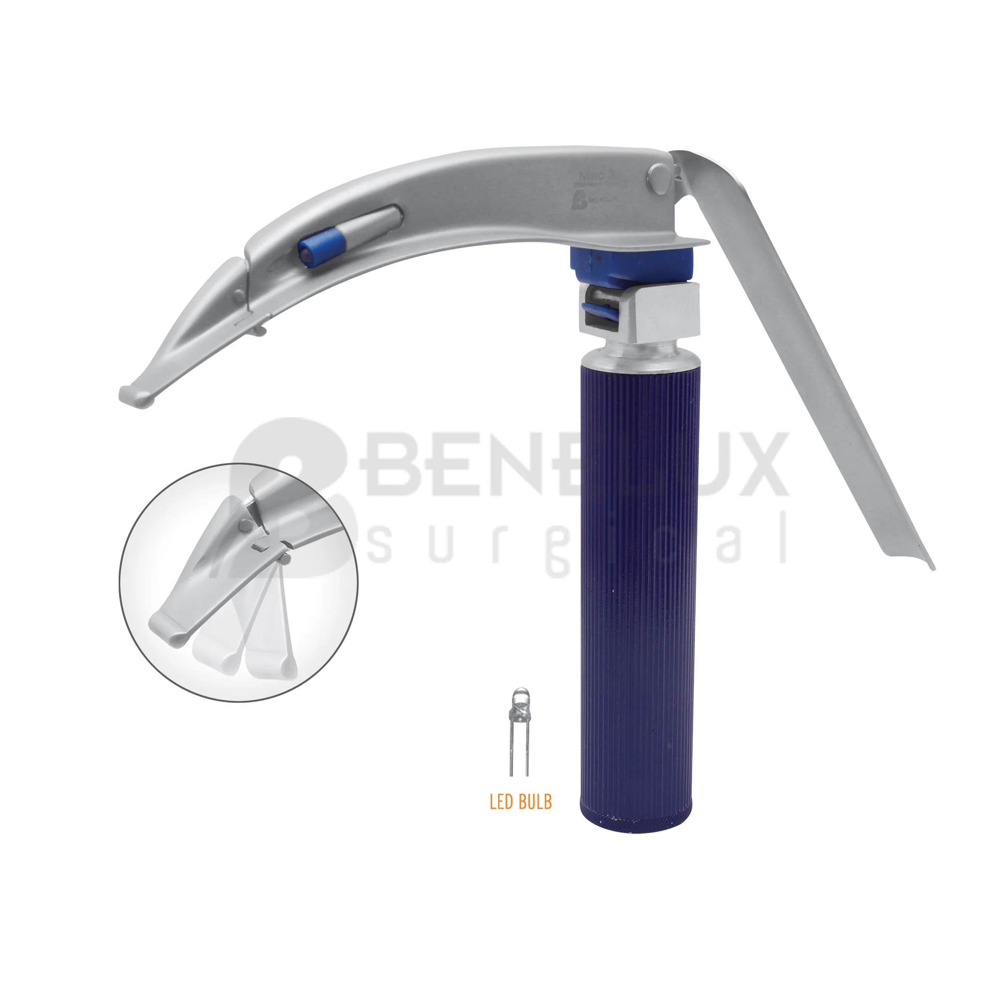 
 Гибкое обычное лезвие одиночного использования Ларингоскоп  