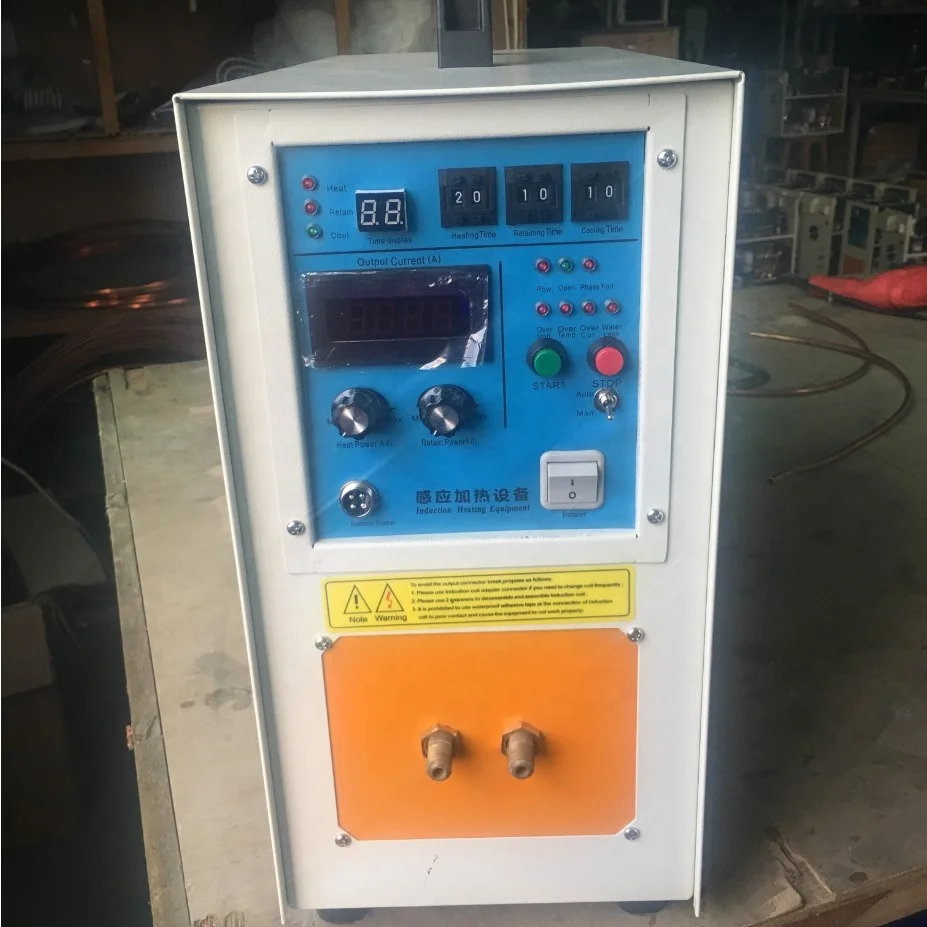 High frequency induction heating machine 20KW smell cooper pipe quenching equipment welding machine