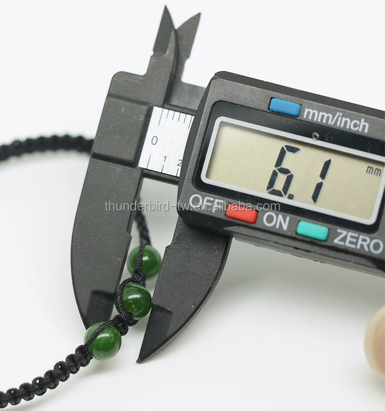 
wholesale kids unisex gemstone nephrite jade beads surf cord bracelet 