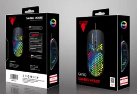 JEDEL GM1110 Gaming Mouse RGB Backlit Ergonomic USB Wired Computer Mouse 6400 DPI Adjustable Buttons for Laptop Desktop