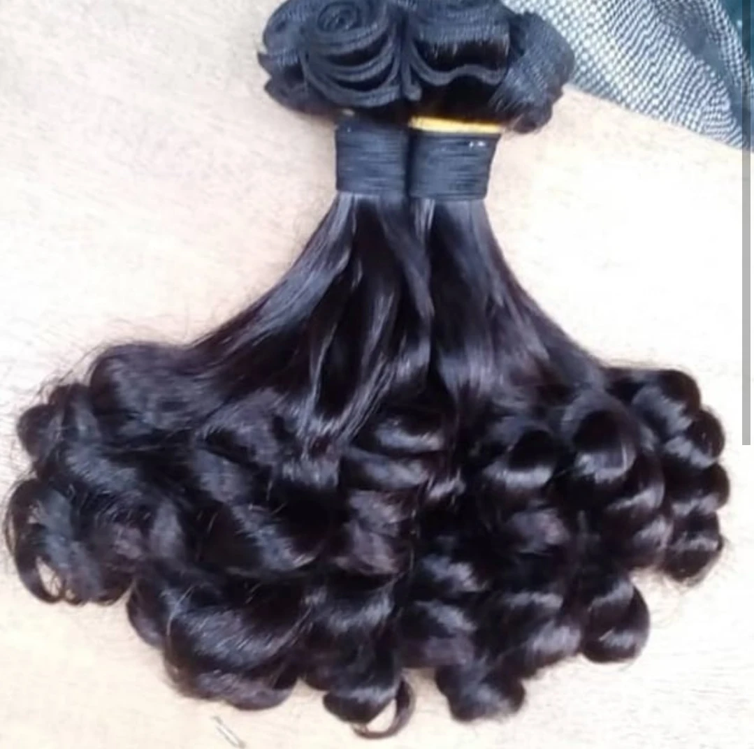 Indian Human Extension For Beautiful Black Women Premium Quality Human Hair At Best Price for export from india