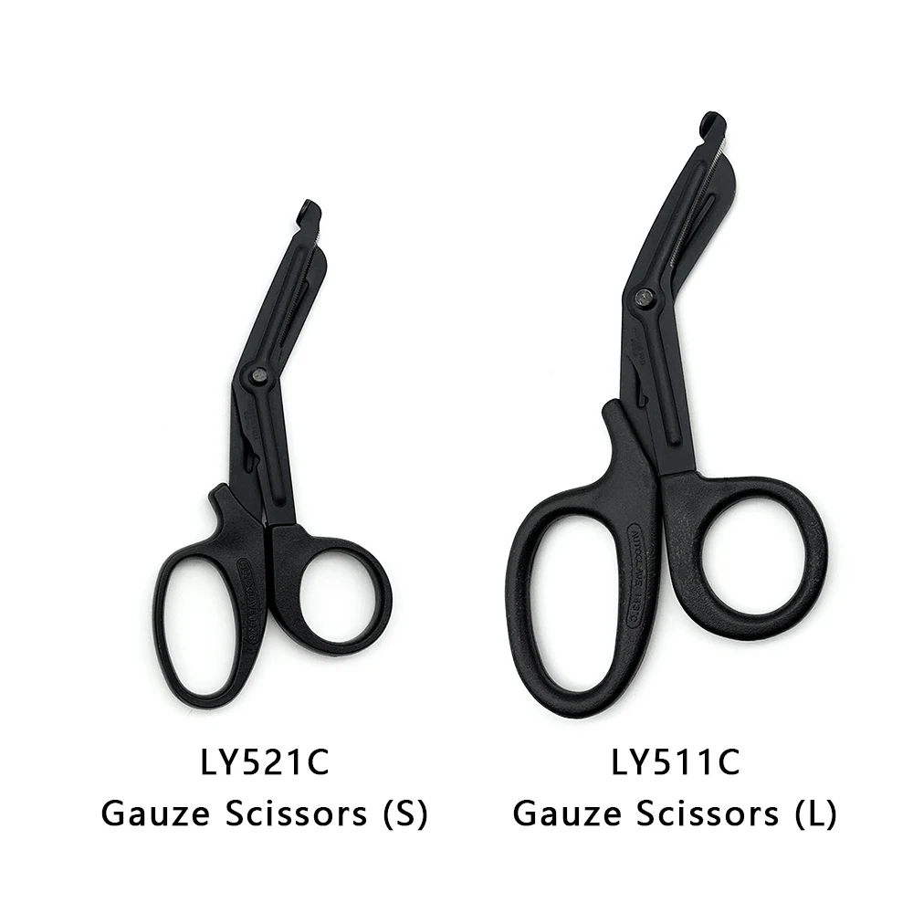 
Medical Gauze Bandage Stainless Steel Scissors Shears Outdoors Multi Emergency Emergency Trauma Small LCLY521C 