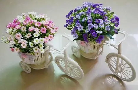Home Decor/ Bicycle Flower Basket
