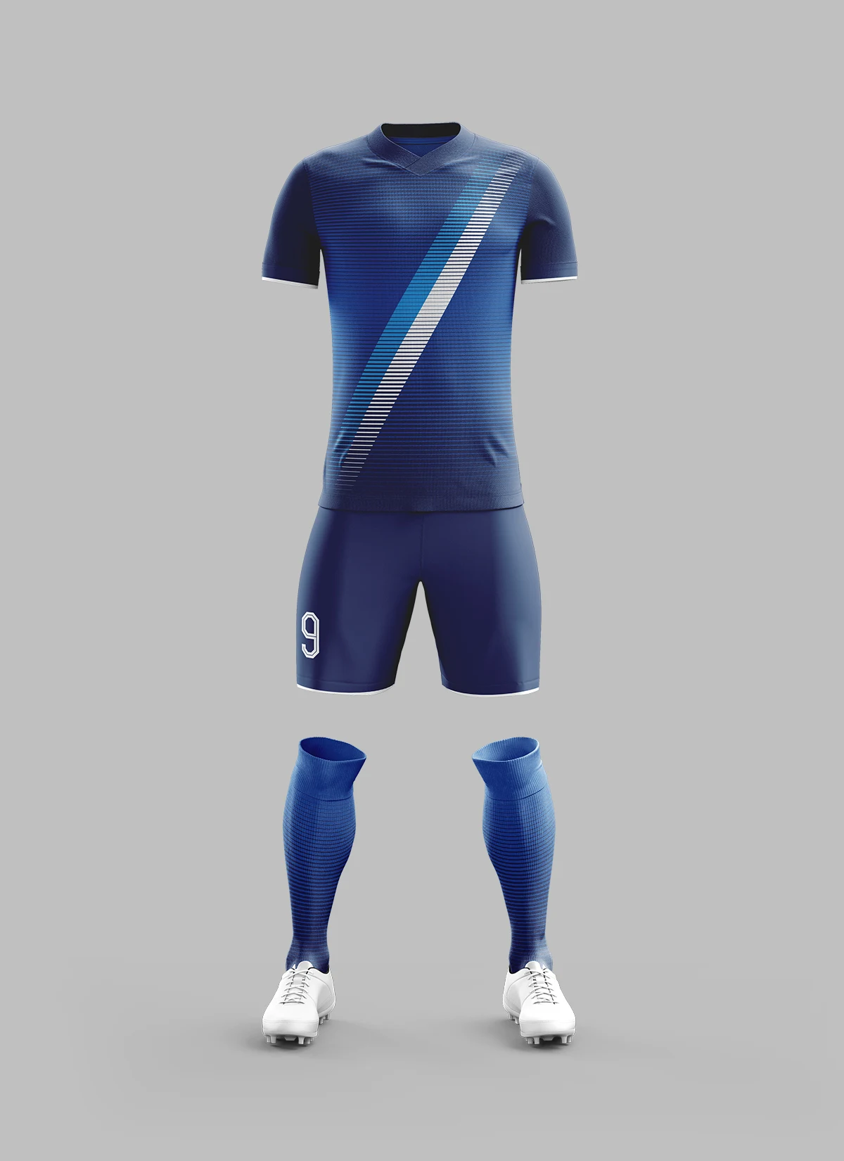 2021 Custom cheap soccer uniform for men 150 GSM Polyester Fabric OEM Soccer Jersey Sets