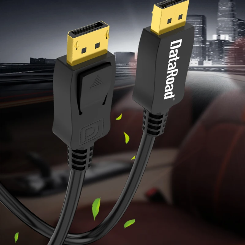 Dataroad custom  Aluminum Shell 8k Displayport Cable 1.4 Displayport Cable
