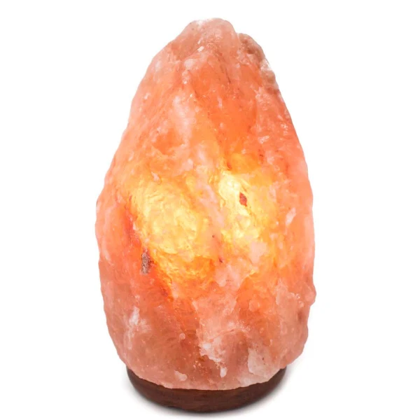 
USB SALT LAMP PINK NATURAL SHAPE WITH MULTI SEVEN COLOR BULB 