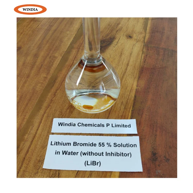 
High Quality Lithium Bromide 55% Solution (Without Inhibitor) at Least Price 